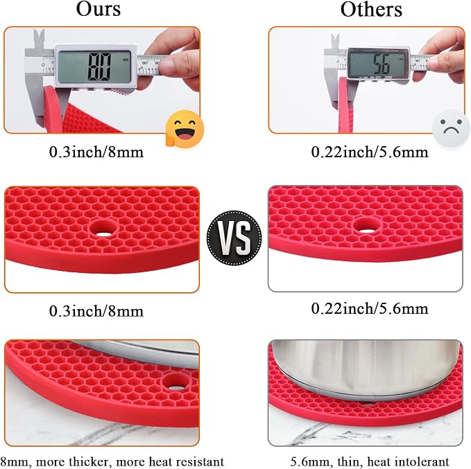 Silicone Trivets for Hot Pots and Pans - Image 6