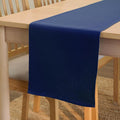 Encasa XO Table Runner, Cotton Canvas Dining Runner 13"x120" | Scotch Blue by EncasaXO