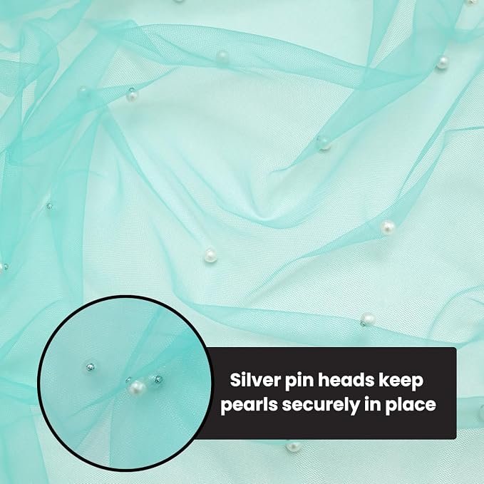 Artoid Mode 10Pcs Pearl Turquoise Gauze Table Runner 120 Inch 10FT, Seasonal - Image 7