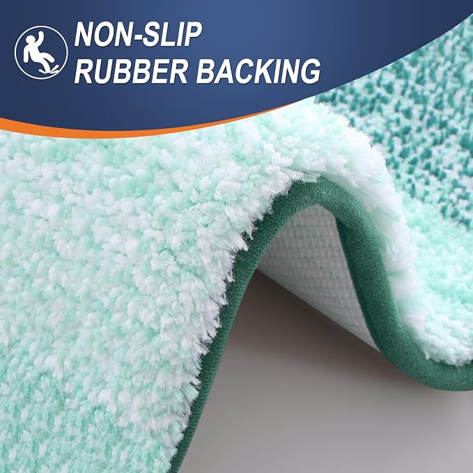 OLANLY Bathroom Runner Rugs Mat 59x24, Extra Soft Absorbent Microfiber Bath Rugs - Image 4
