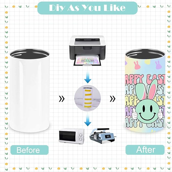 12 Oz Sippy Cup Tumblers 8 Pack With Handle, Straight Sublimation Blanks Kids Tumbler, Stainless Steel Sublimation Todder Water Bottle