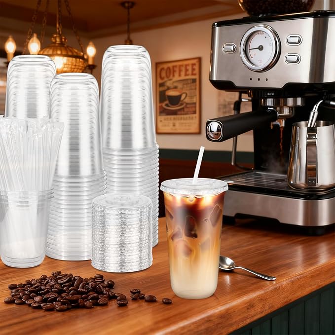 50 Pack 20 oz Plastic Cups - Image 2