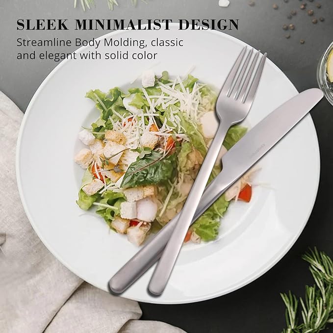 Silverware Set, 20 Piece Flatware Cutlery Set - Image 3