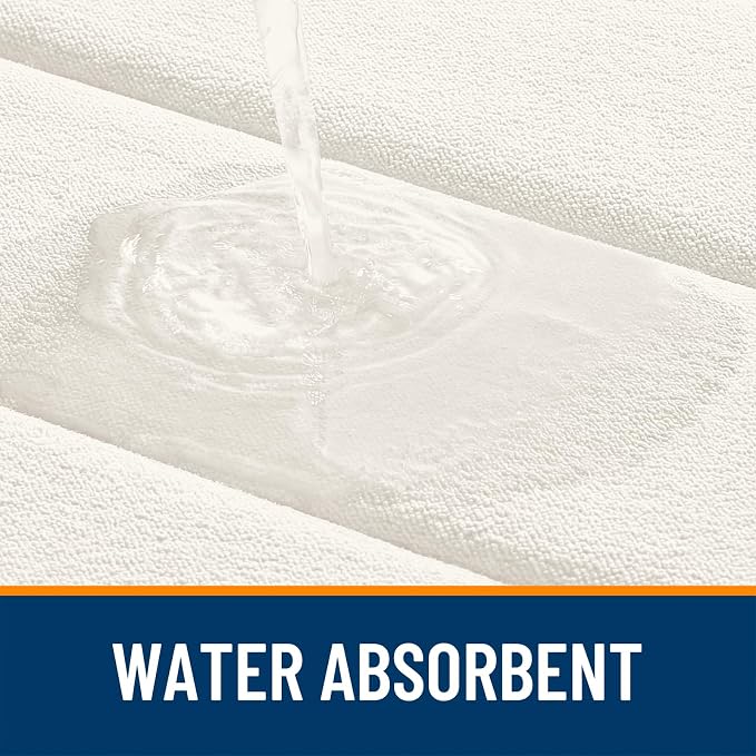 OLANLY Memory Foam Bath Mat 44x32, Super Soft Absorbent Bathroom Rugs, Quick Dry - Image 4
