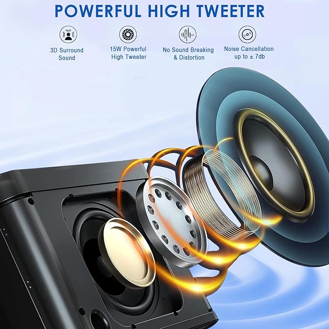 Karaoke Machine for Kids Adults - Portable Bluetooth Speaker with 2 Wireless Microphones, Singing Machine for Home Party, Birthday Gifts for Girls Boys Ages 4, 5, 6, 7, 8, 9, 10, 11, 12+ Years Old