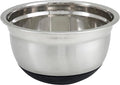 Winco Black 5 qt Stainless Steel Mixing Bowl | Dishwasher safe, Heavy-duty by Fonteme