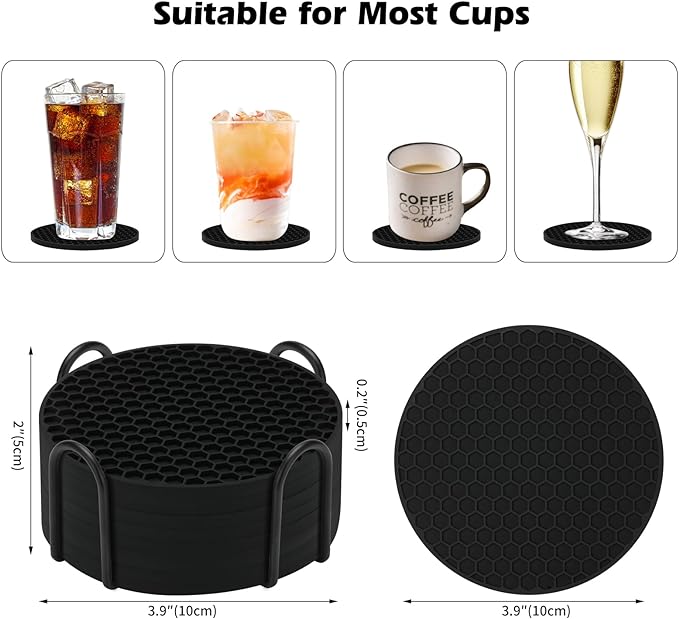 Silicone Coaster Set of 16 - Image 3
