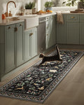 Machine Washable Kitchen Runner Rugs: 2'6"x8' Hallway Runner Stain Resistant by palohom