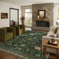 10x12 Area Rugs for Living Room: Washable Rug Stain Resistant Non Slip Low Pile by palohom