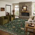 Machine Washable Rugs for Living Room: 8x10 Area Rugs for Bedroom Stain by palohom