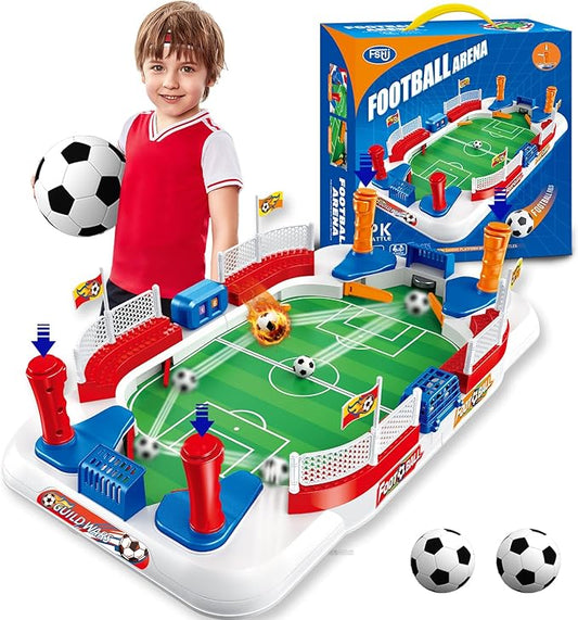 Foosball Table Soccer Game for Kids: Mini Interactive Soccer Board Game - 3 4 5 6 7 8 9+ Year Old Kids Sports Toy for Home Family Party - Fun Birthday Gift for Boys Girls