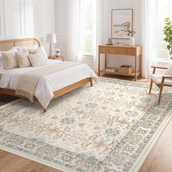 Vintage Living Room Area Rug 7x9 - Image 9