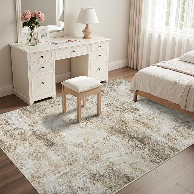 Washable Rug 6x9 Area Rugs: Soft Large Living Room Rug - Image 4