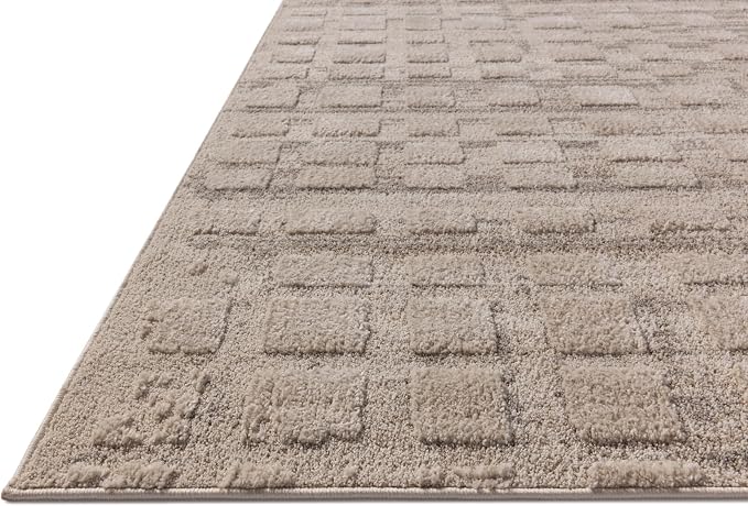 Loloi Amber Lewis Monty Collection MOT-06 Pebble/Beige 5'-3" x 7'-6", .50" Pile - Image 5
