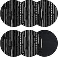 Contemporary Geometric Coasters Set of 6, Absorbent Coasters by Unknown