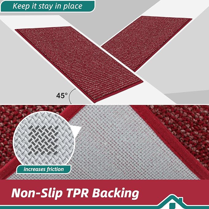 BEQHAUSE Dirt Trapper Door Mat 36" x 60", Non-Slip Washable Doormats Entrance - Image 6