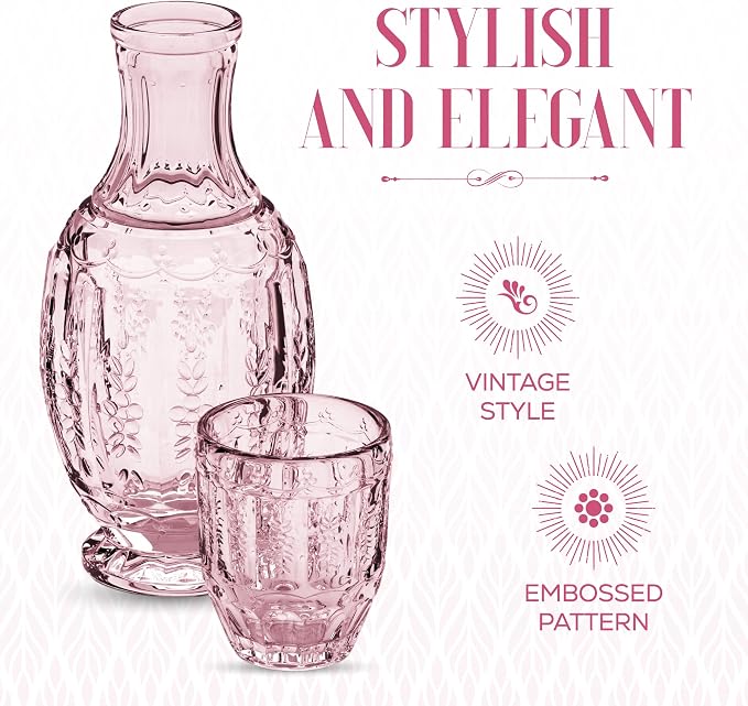 Elle Décor Vintage Bedside Water Carafe - Image 4