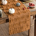 Artoid Mode Caramel Soft Faux Fur Pumpkins Fall Table Runner 13x90 Inch | by ArtoidMode