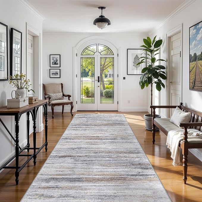 Large Runner Rugs for Hallway 4x20: Non-Slip Washable Wide Carpet - Image 7
