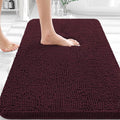 OLANLY Bathroom Rugs 32x20, Extra Soft Absorbent Chenille Bath Rugs, Rubber by OLANLY