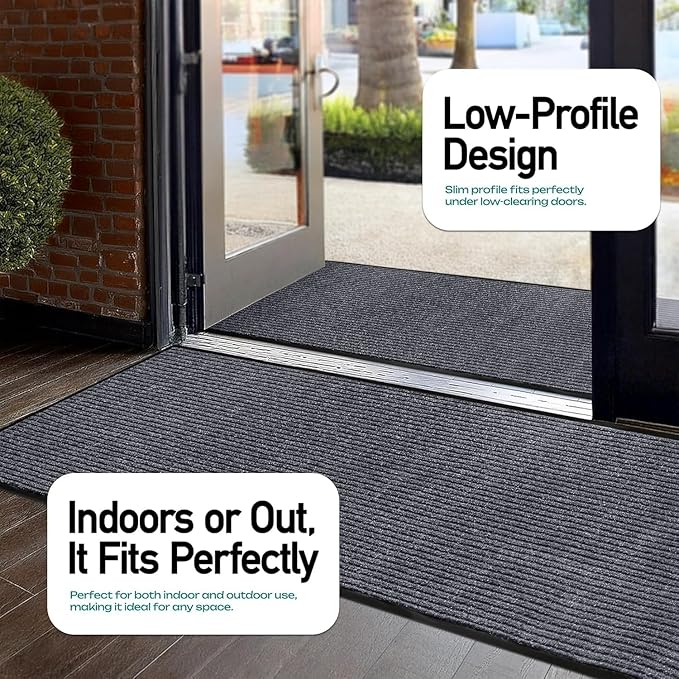 MaxMat® 4-Pack Extra Large 3x5 Ft Heavy Duty Door Mats – Tough Rubber Backing - Image 6