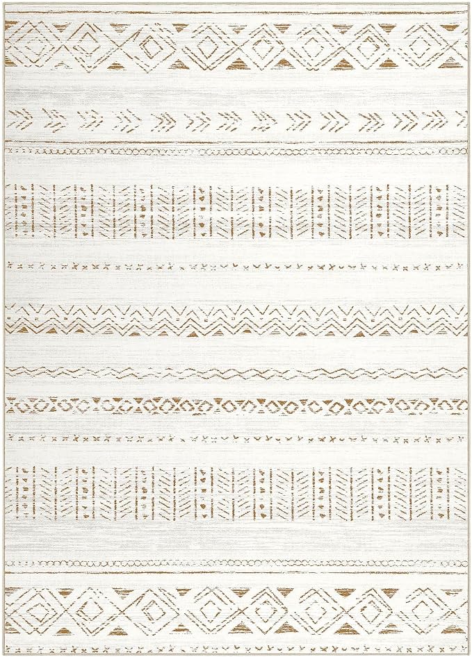 cotiled 10x14 Area Rugs Living Room Rug: Washable Boho Rugs - Image 10