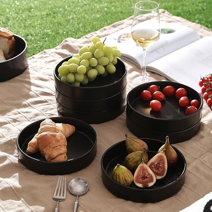 Stone Lain Celina Stoneware Bowl Set, 4-Piece Pasta Bowls - Image 7