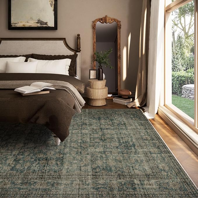 Washable Living Room Area Rug: 6x9 Area Rugs - Image 3