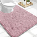 OLANLY Toilet Rugs U-Shaped 24x20, Extra Soft Absorbent Chenille Contour by OLANLY