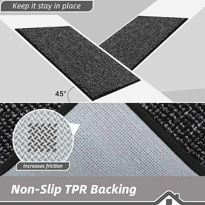 BEQHAUSE Kitchen Runner Rugs 24"x60", Non-Slip Kitchen Mats - Image 4
