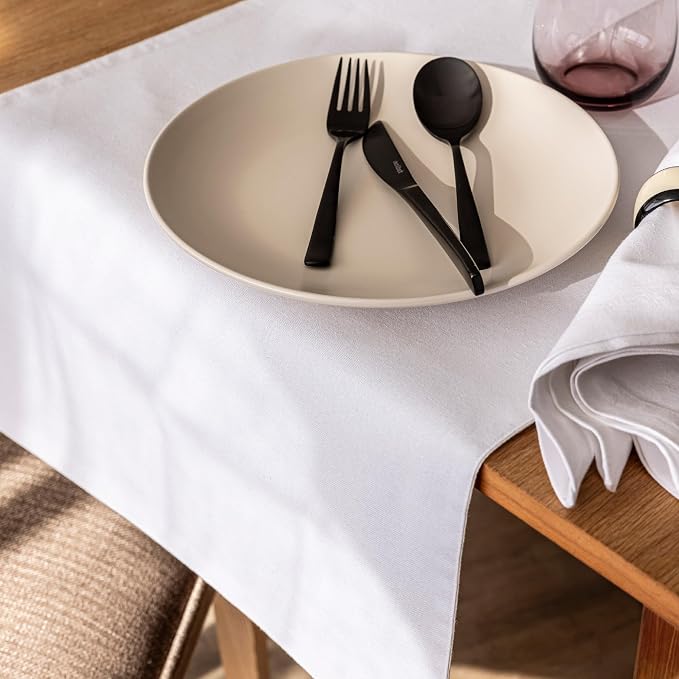 Over&Back 18x90 Woven Chambray Cotton Table Runner - Image 9