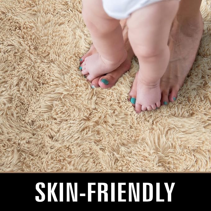 TWINNIS Super Soft Shaggy Rugs Fluffy Carpets, 10x14 Feet, Indoor Modern Plush - Image 3