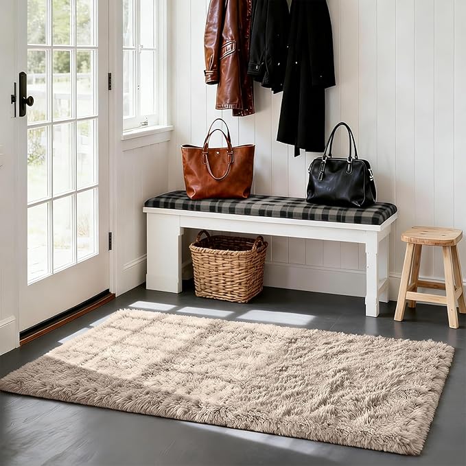 Soft Runner Rugs for Bedroom, Bedside Rug for Living Room Bedroom Room Home - Image 2