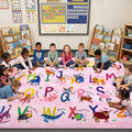4x6 ABC Classroom Rug for Kids Playroom, Alphabet Rug by Unknown