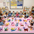 5x7 ABC Classroom Rug for Kids Playroom, Alphabet Rug by Unknown
