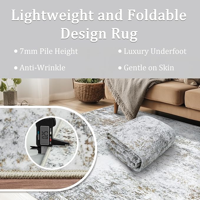 5x7 Area Rug Living Room Rugs - Image 5