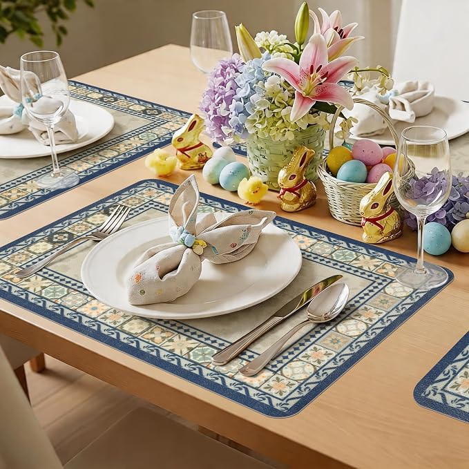 Vinyl Placemats Set of 6-12x17 Inch - Image 3