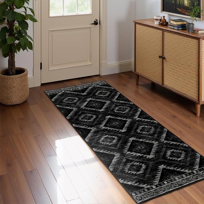 BESTSWEETIE Area Rug 2x6 Rug Machine Washable Non-Slip Low Pile Print Pattern by BESTSWEETIE