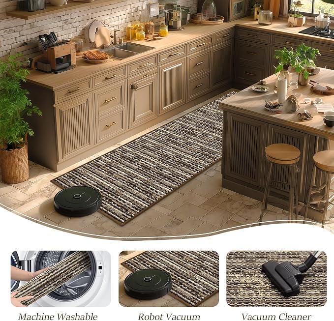 Kitchen Rugs Sets of 2-Non Slip Kitchen Mats - Image 7