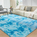 Ultra Soft Rug for Living Room, 4X6 Fluffy Shag Area Rug for Bedroom, Modern by Fairblink