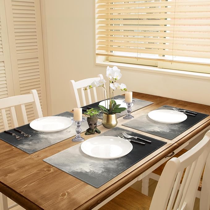 Emvency Farmhouse Placemats Set of 4, 12x18 Inch - Image 5