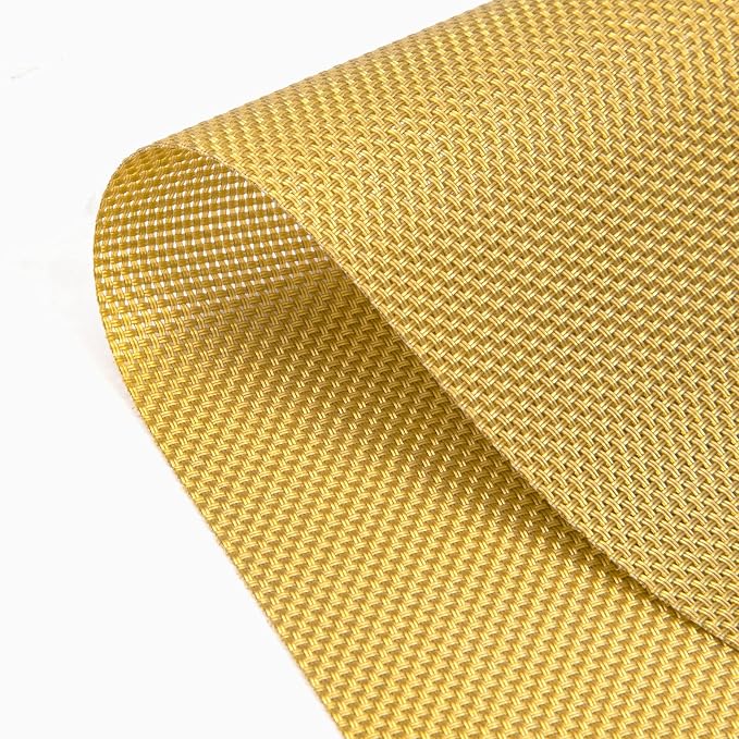 SHACOS Round Table Placemats Wedge Placemat Set of 4 Non Slip Heat Resistant - Image 3