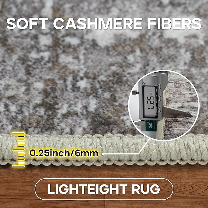 10x14 Area Rugs Large Living Room Rug Washable: Modern Abstract Rug Indoor Modern Carpet Non Slip for Dining Room Bedroom Nursery Home Office Black Gold