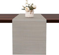 Table Runner 72 Inches Long, Vinyl Woven Heatproof Table Runners | Washable by Banchif