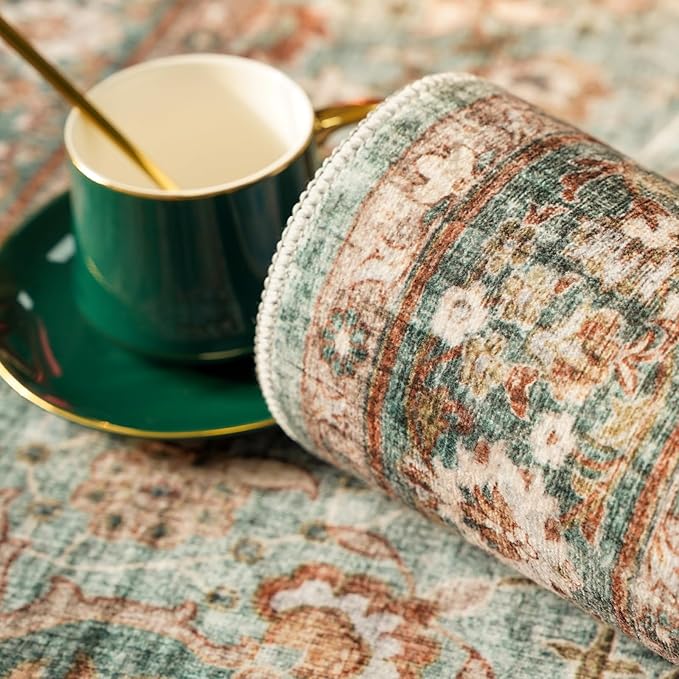 Washable Oriental Hallway Runner Rug - Image 4