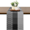 Table Runner 88 Inches Long, Vinyl Woven Farmhouse Table Runners | Washable by Chitomars