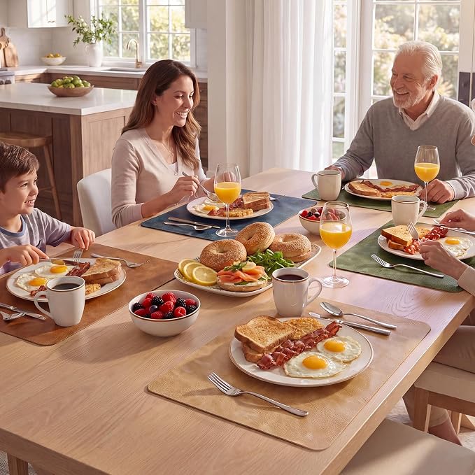 MOSAYT Vinyl Placemats Set of 4-12 X 17 Inch - Image 7