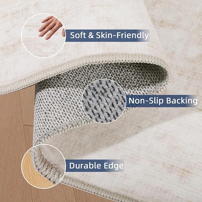 3x8 Runner Rug Non Slip Washable Rugs - Image 4