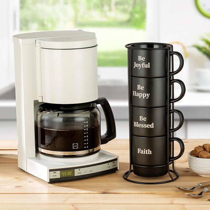 Signature Housewares Stackable Coffee Mug Tower Set - Image 6