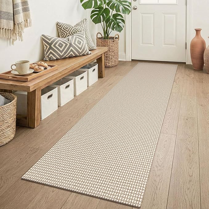 KOZYFLY Runners for Hallways 2x6 ft Washable Kitchen Runner Non Slip Rubber by KOZYFLY